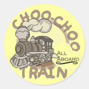 Adesivo Camisetas e presentes do comboio Choo Choo