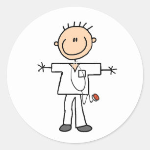 Adesivo Camisetas e presentes do Enfermeiro do Macho Stick