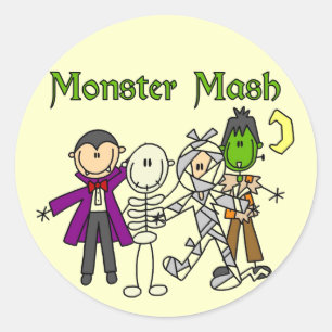 Adesivo Camisetas e Presentes do Monster Mash