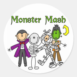 Adesivo Camisetas e Presentes do Monster Mash