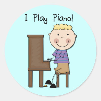 Adesivo Camisetas e presentes do Piano Player