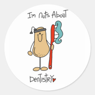 Adesivo Camisetas e Presentes Loucos por Odontologia