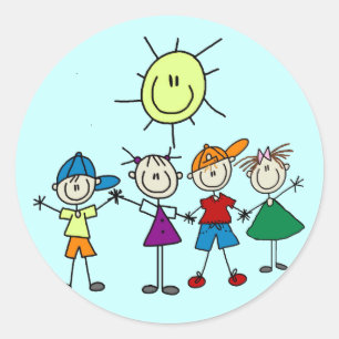 Adesivo Camisetas e presentes para crianças com punhos man