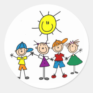 Adesivo Camisetas e presentes para crianças com punhos man