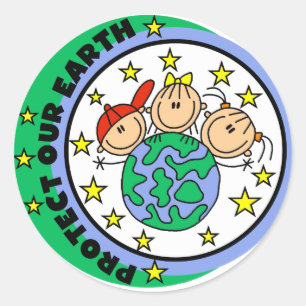 Adesivo Camisetas e Presentes Proteja Nossa Terra