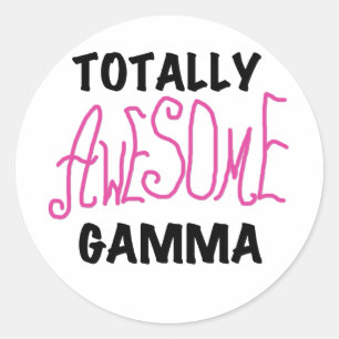 Adesivo Camisetas e presentes totalmente incríveis Gamma R
