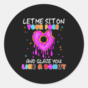 Adesivo Camisetas engraçadas de donut inapropriadas para m