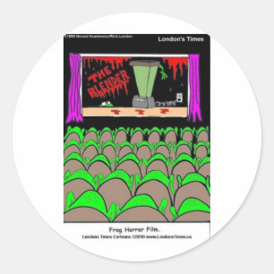 Adesivo Camisetas engraçadas de filmes de terror de sapo C