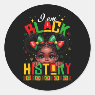 Adesivo Camisetas Eu Sou O Mês Da História Negra Para Cria
