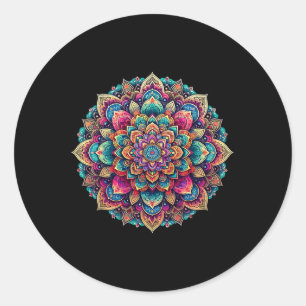 Adesivo Camisetas Gráficas com Mandala de Palavrões para M