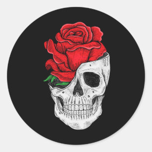 Adesivo Camisetas Gráficas Crônicas Florais - Caveira Flor