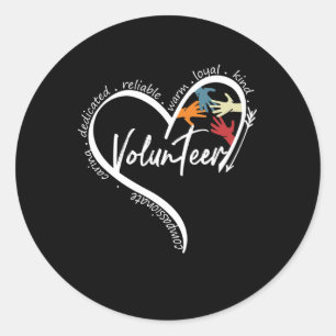Adesivo Camisetas Gráficas Divertidas de Voluntário para V