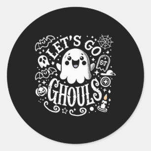 Adesivo Camisetas Halloween Vamos Ghouls Fantasmas Mulhere