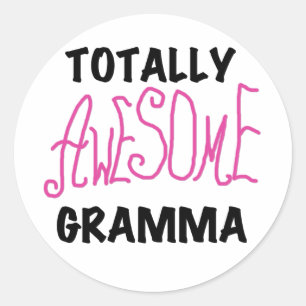 Adesivo Camisetas Rosa Gramma Totalmente Incríveis Oferece