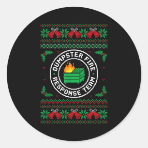 Adesivo Camisola de Natal Feia da Equipe de Resposta ao In