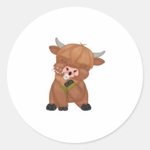 Adesivo Camisola de vaca e Dandelion Puff Clássica