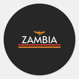 Adesivo Camisola Esportiva Estilo Bandeira da Zâmbia