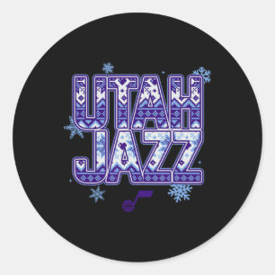 Adesivo Camisola Feia de Natal do Utah Jazz N 