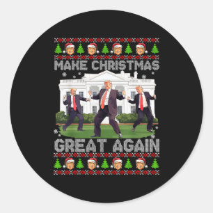 Adesivo Camisola Feia Trump Faça O Natal Grande Novamente