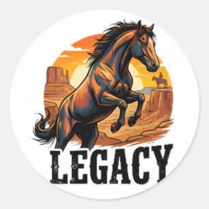 Adesivo Camisola Legacy Wild Horse – Pôr do Sol do Canyon 