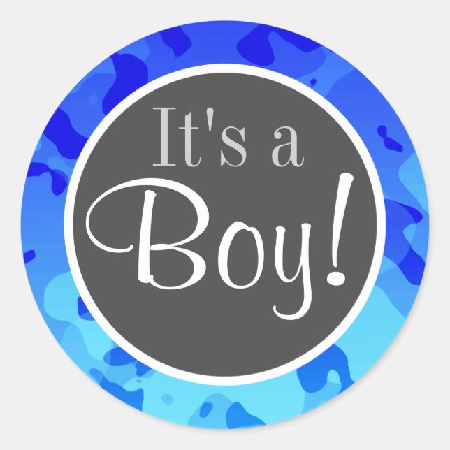 Adesivo Camo azul elétrico; camuflagem (Frente)