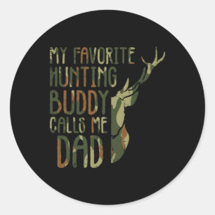 Adesivo Camo Favorito Hunting Buddy Me Chama Pai Deer Hunt