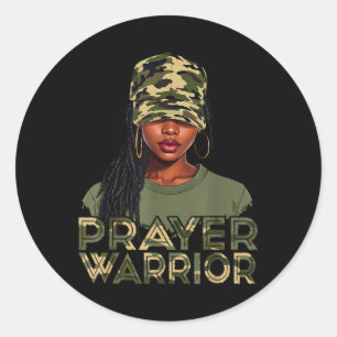 Adesivo Camo Hat Orador Guerreiro Deus Jesus Negro Cristão