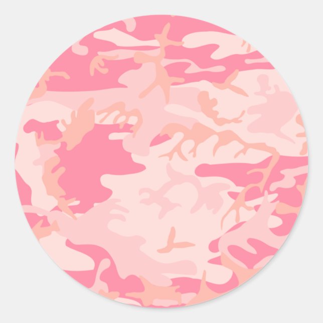 Adesivo Camo Pink Girly Trendy Na moda Modern (Frente)