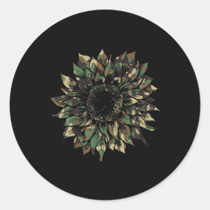 Adesivo Camo Sunflower Oculta A Caça À Aventura De Hippie