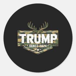 Adesivo Camo Trump Vance 2024 Eleição Jd Donald Vintage C