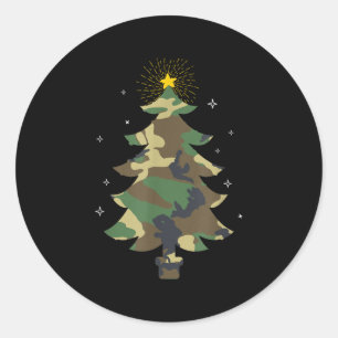 Adesivo Camoufline Árvore de Natal Camo Impressão Natal Tr