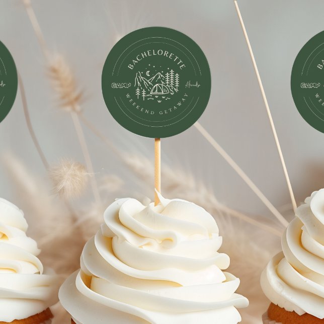 Adesivo Camp Bachelorette Weekend Itinerário (Criador carregado)