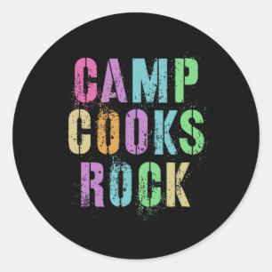 Adesivo Camp Cooks Rocks Funny Campground Chef Triw Campsi