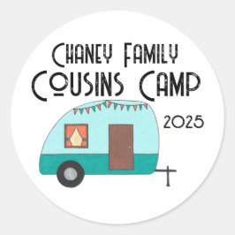Adesivo Camp Retro Camp Cousins
