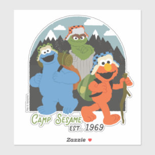 Adesivo Camp Sesame Street EST. 1969