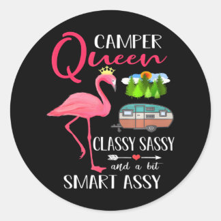 Adesivo Campanha de Camper Queen Classy Sassy Smart Assy