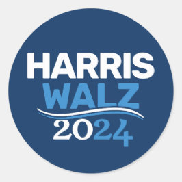 Adesivo Campanha de Kamala Harris Tim Walz 2024