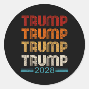 Adesivo Campanha eleitoral do Presidente Trump 2028 Donald
