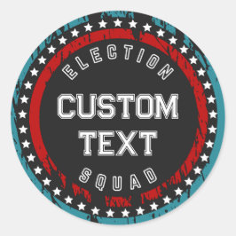 Adesivo Campanha Política para as Eleições Presidenciais d