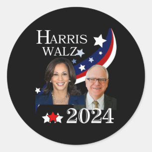 Adesivo Campanha Presidencial de Eleições 2024 Kamala
