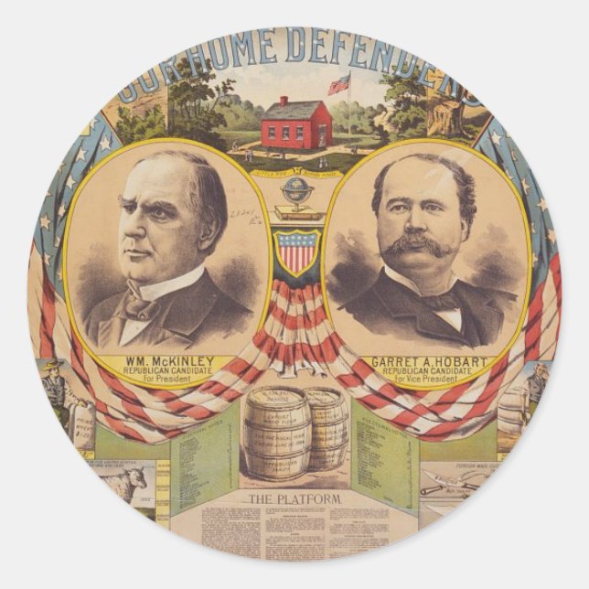 Adesivo Campanha Presidencial do Partido Republicano Vinta (Frente)