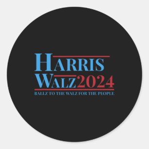 Adesivo Campanha Walz 2024 Kamala Harris Tim Walz Engraçad