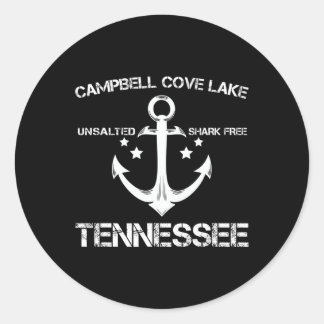 Adesivo Campbell Cove Lake Tennessee Acampamento de Pesca 