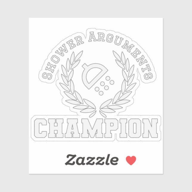 Adesivo Campeão de Argumentos do chá (Folha)