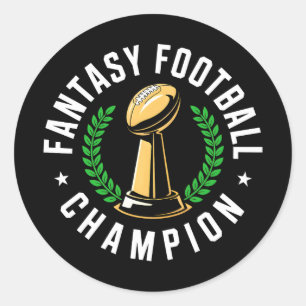 Adesivo Campeão de Futebol Fantasia