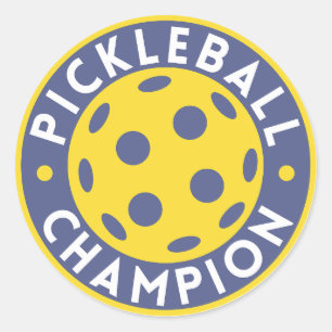 Adesivo Campeão de Pickleball
