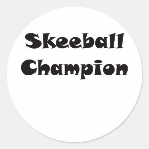 Adesivo Campeão de Skeeball