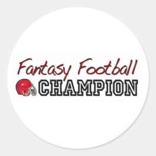 Adesivo Campeão do futebol da fantasia