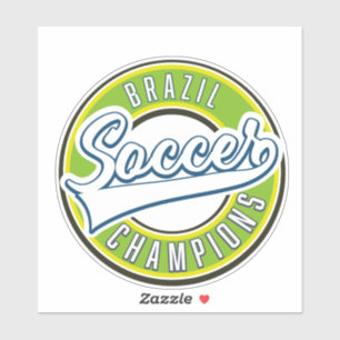 Adesivo Campeões de Futebol do Brasil
