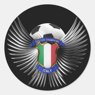 Adesivo Campeões do futebol de Italia